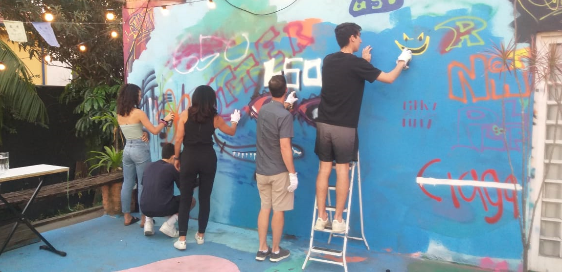GRAFFITE EXPERIENCE (EXPERIÊNCIA DE GRAFFITE) EM ATELIÊ EM SÃO PAULO